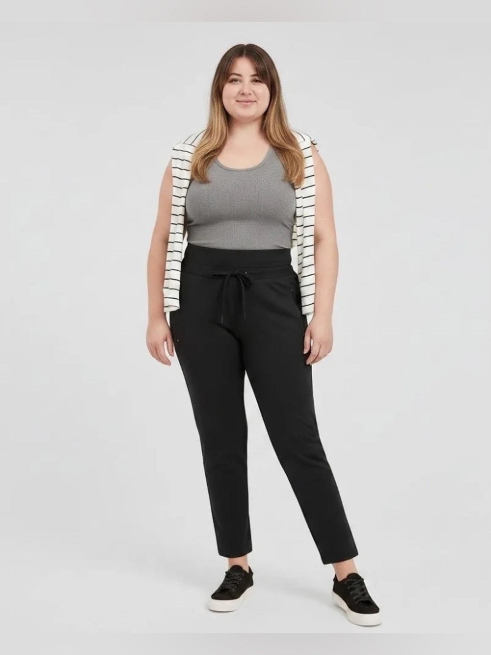 Maurices XXL Traveler Drawstring black pants